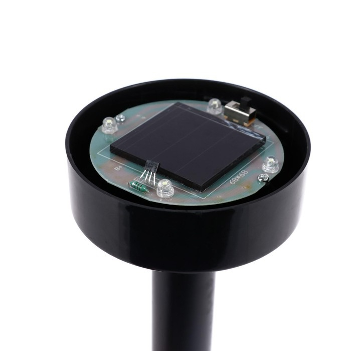 Садовый светильник на солнечной батарее «Средний шар», 15 × 38 × 15 см, 4 LED, свечение тёплое белое Садовый светильник на солнечной батарее «Средний шар», 15 × 38 × 15 см, 4 LED, свечение тёплое белое