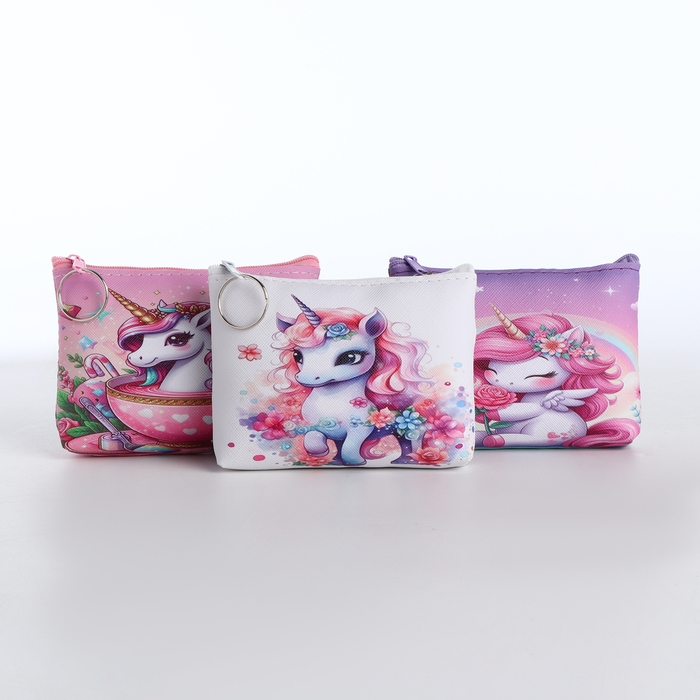 Кошелёк детский на молнии «Выбражулька», цвет МИКС