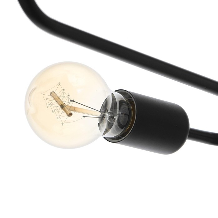 Люстра Люстра "Клауд" 6х40Вт E27 черный 82х82х16 см BayerLux