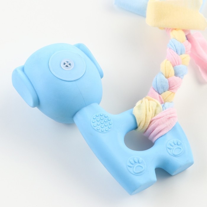 Игрушка жевательная Пижон Premium Игрушка жевательная Пижон Premium "Щенок", 10 х 6 х 3,5 см, голубая