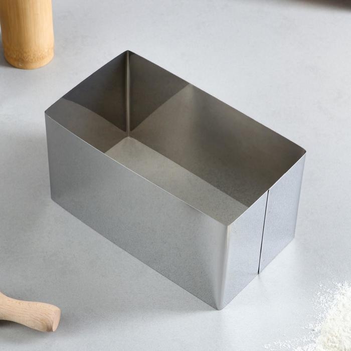 Форма для выпечки и выкладки «Прямоугольная», h-12 см, 14 х 24 см