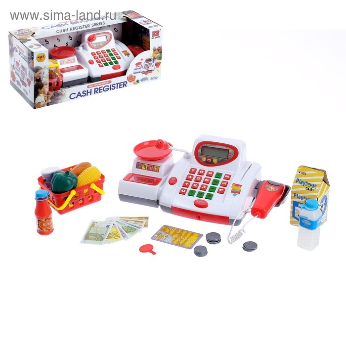 Касса «Продуктовый магазинчик» с корзинкой Касса «Продуктовый магазинчик» с корзинкой