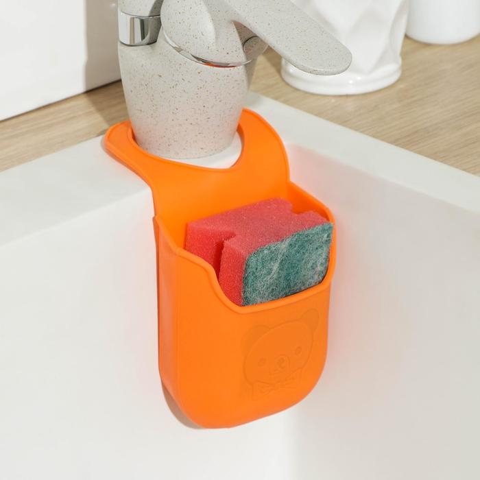 Подставка для губки Доляна «Симплекс», 20×9×4,5 см, цвет МИКС Подставка для губки Доляна «Симплекс», 20×9×4,5 см, цвет МИКС