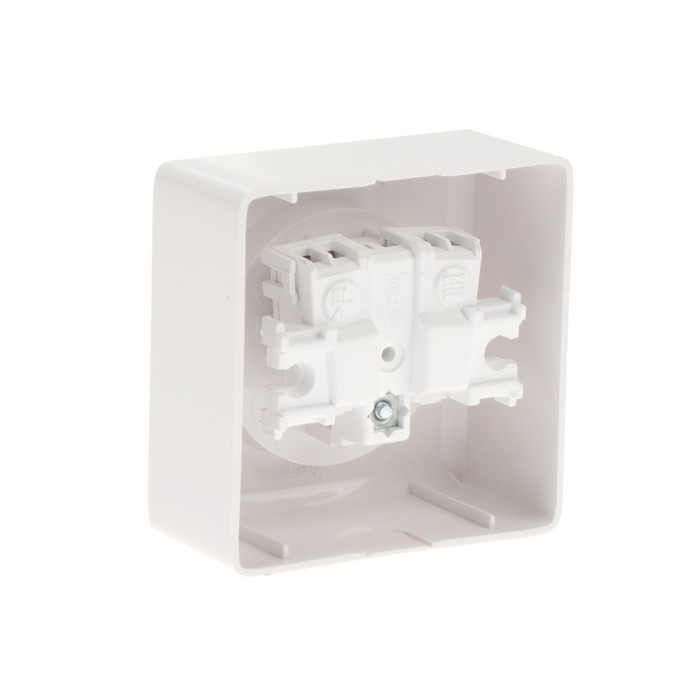 Розетка SE  Розетка SE "Хит", 10 А, 250 В, накладная, без з/к, IP20, белая RA10-131-B