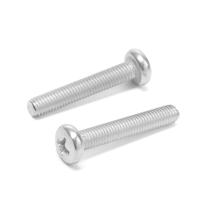 Винт ЛОМ, оцинкованный, DIN 7985, класс прочности 4.8, М5х30 мм, 1000 шт Винт ЛОМ, оцинкованный, DIN 7985, класс прочности 4.8, М5х30 мм, 1000 шт