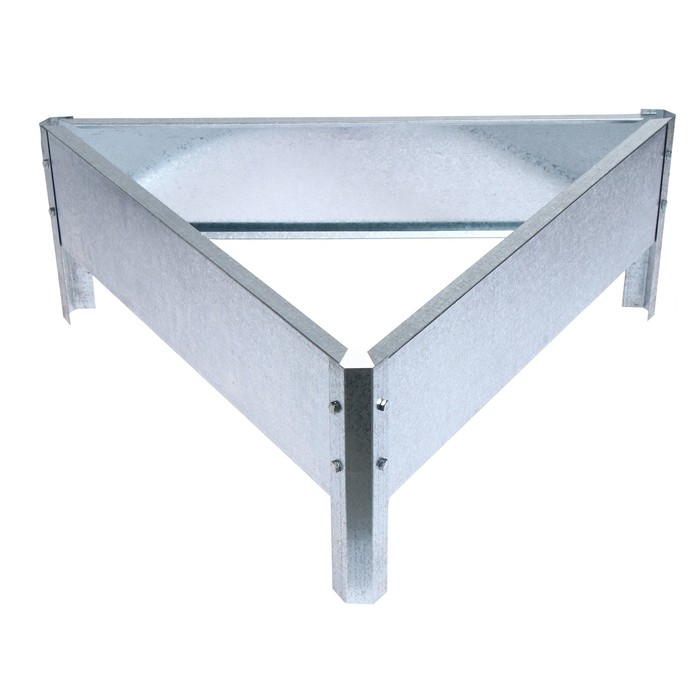 Клумба оцинкованная, 70 × 15 см, «Терция», Greengo Клумба оцинкованная, 70 × 15 см, «Терция», Greengo