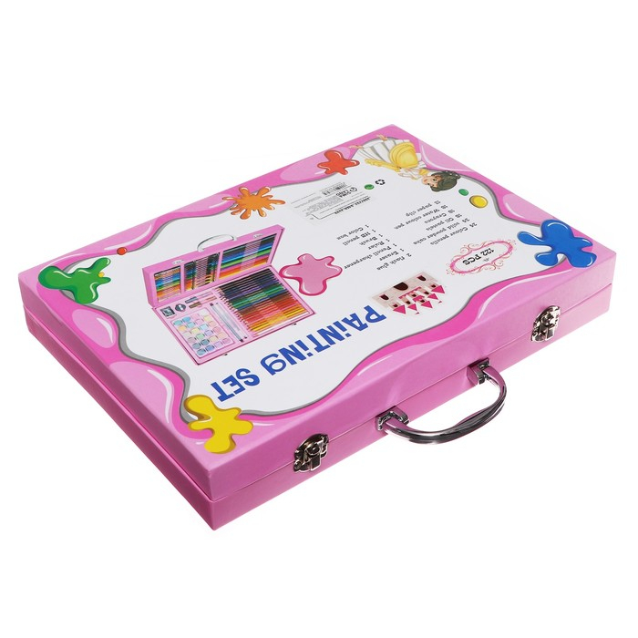 Набор для рисования в розовой коробке Набор для рисования в розовой коробке