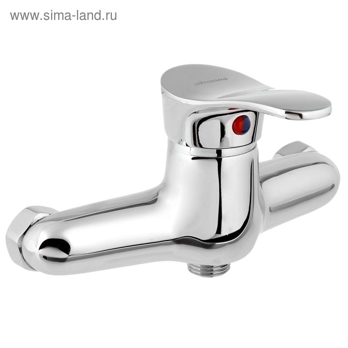 Смеситель душа Accoona А8051, однорычажный, хром Смеситель душа Accoona А8051, однорычажный, хром