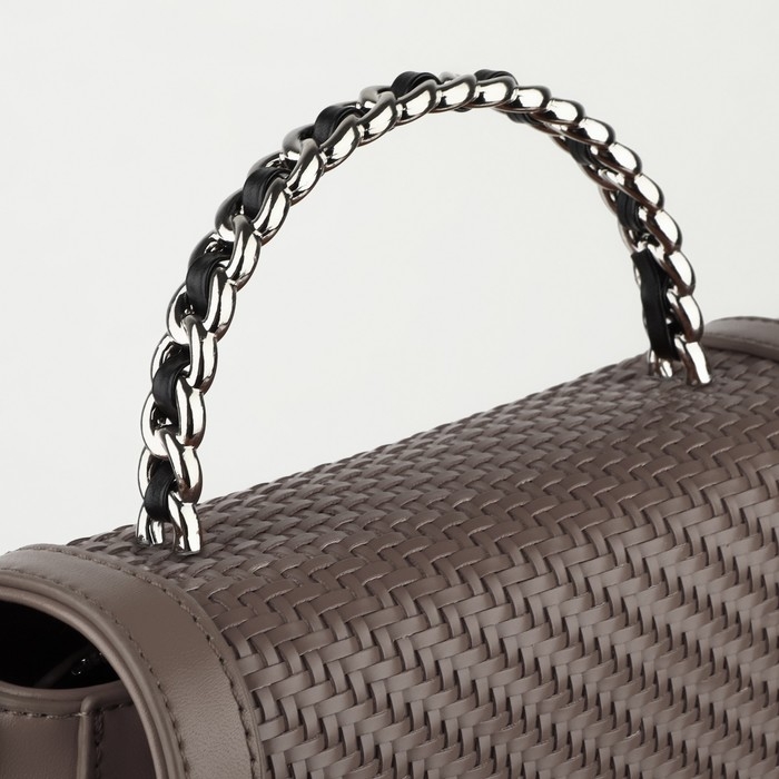 Ручка для сумки, металлическая, с винтами для крепления, 12,8 × 6,5 см, цвет серебряный/чёрный Ручка для сумки, металлическая, с винтами для крепления, 12,8 × 6,5 см, цвет серебряный/чёрный