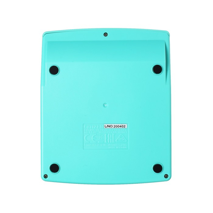 Калькулятор настольный Citizen  Калькулятор настольный Citizen "SDC-812NR", 12-разрядный, 124 х 102 х 25 мм, двойное питание, бирюзовый