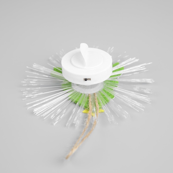 Световая подвеска «Ёлка» 10 см, батарейки LR44х3 (в комплекте), свечение мульти Световая подвеска «Ёлка» 10 см, батарейки LR44х3 (в комплекте), свечение мульти