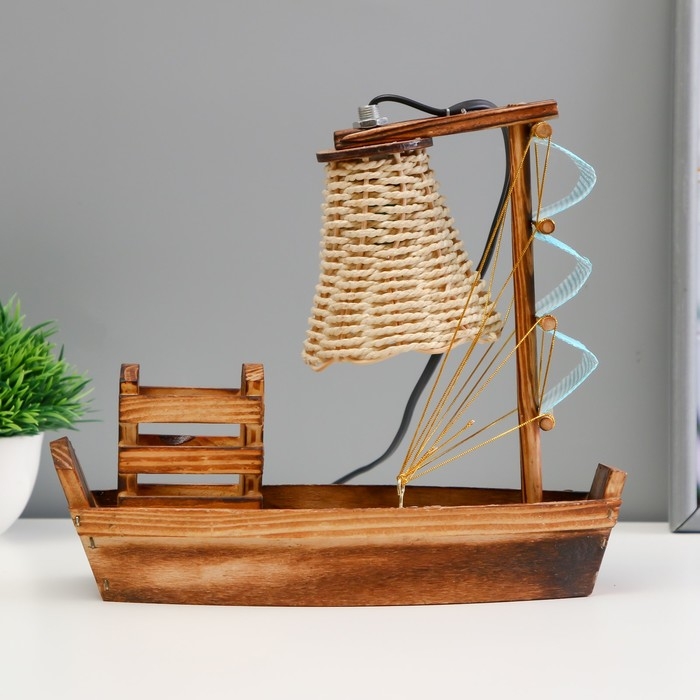 Настольная лампа Настольная лампа "Корабль" Е12 24,5х9х22 см