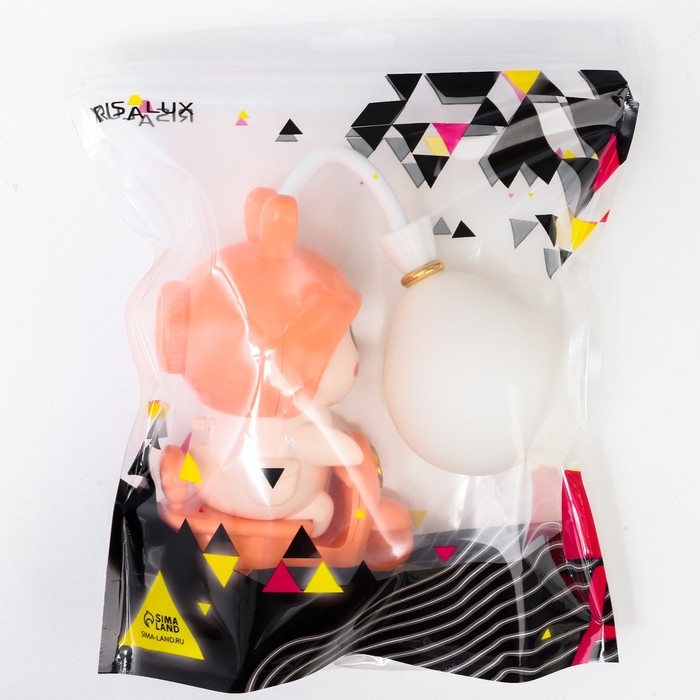 Ночник Ночник "Зайчик" LED 2Вт USB АКБ розовый 7,5х9,5х32 см RISALUX