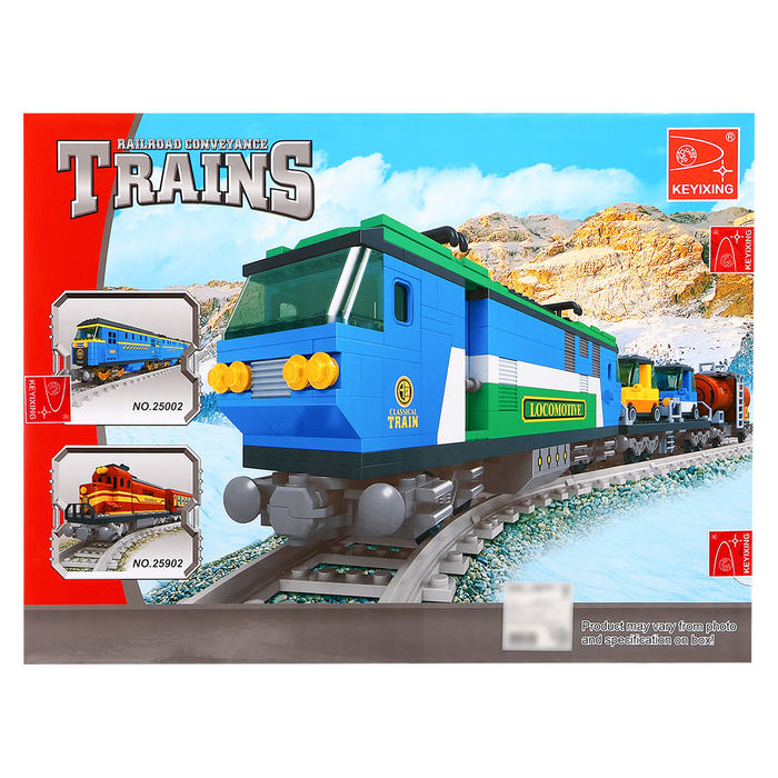 Конструктор «Грузовой электропоезд», 573 детали Конструктор «Грузовой электропоезд», 573 детали