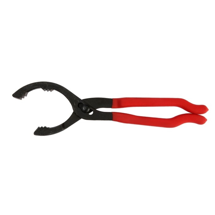 Съемник масляного фильтра ТУНДРА, усиленный, сталь CrV, тип  Съемник масляного фильтра ТУНДРА, усиленный, сталь CrV, тип "клещи", 50 - 100 мм