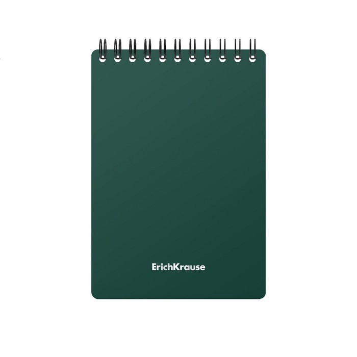 Блокнот на гребне А6, 60 листов, клетка, ErichKrause  Блокнот на гребне А6, 60 листов, клетка, ErichKrause "Classic", пластиковая обложка шелкография, блок офсет белизна 100%, блок офсет, микс