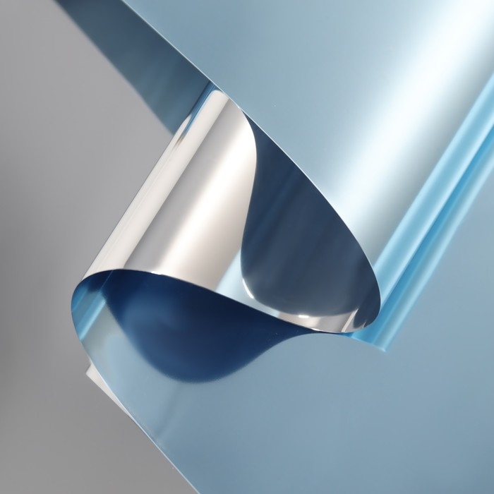 Пленка для цветов, Пленка для цветов,"Металлик", 0,57х10м, голубой