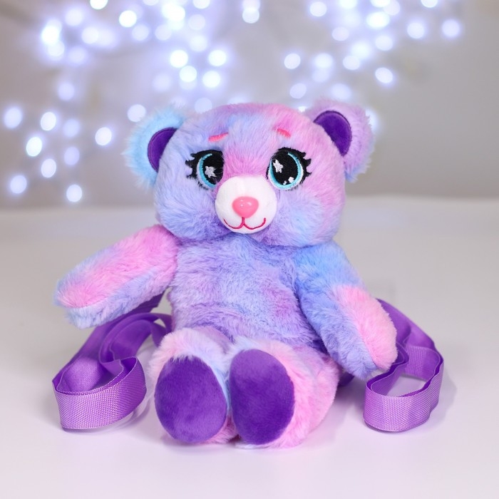 Рюкзак-игрушка детская для девочки  «Мишка», 25х10 см Рюкзак-игрушка детская для девочки  «Мишка», 25х10 см