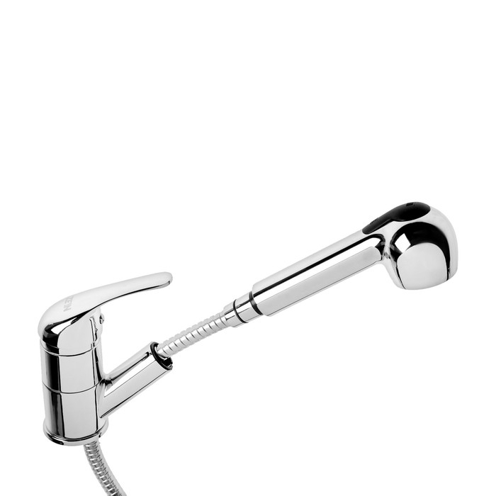 Смеситель для кухни ZEIN ZC2041, однорычажный, картридж 35 мм, с выдвижной лейкой, хром Смеситель для кухни ZEIN ZC2041, однорычажный, картридж 35 мм, с выдвижной лейкой, хром