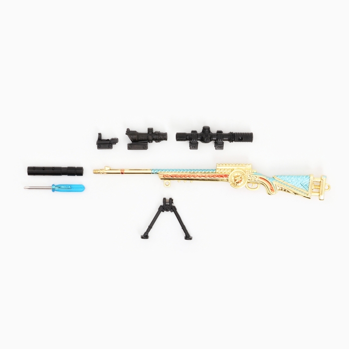 Сувенирное оружие мини снайперская винтовка Сувенирное оружие мини снайперская винтовка "Gold Dragon", 26 см