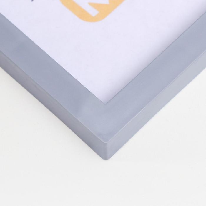 Фоторамка пластик L-3 21х30 см серебр. мет. (пластиковый экран) Фоторамка пластик L-3 21х30 см серебр. мет. (пластиковый экран)