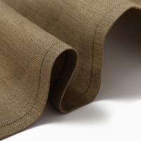 Скатерть Этель Linen collection khaki 145х250см, 100%лён 210 г/м2