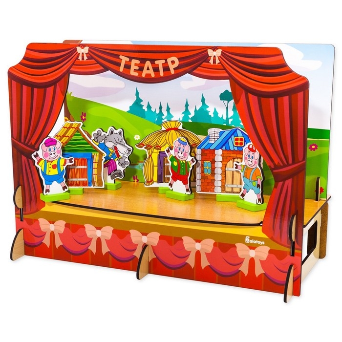 Кукольный театр «3 сказки», конструктор Кукольный театр «3 сказки», конструктор
