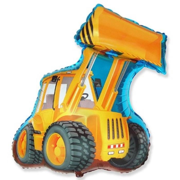 Шар фольгированный 31" &laquo;Экскаватор&raquo;, фигура