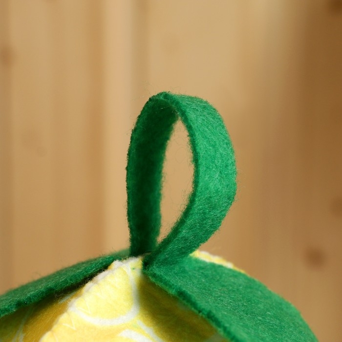 Шапка банная женская Шапка банная женская "Лимончик"