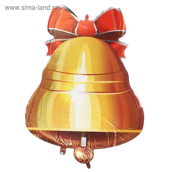 Шар фольгированный 28 Шар фольгированный 28" «Колокольчик с ленточкой»