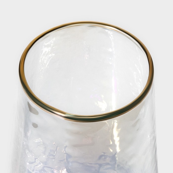 Набор бокалов для шампанского стеклянный Magistro «Дарио», 180 мл, 7×27,5 см, 6 шт, цвет перламутровый Набор бокалов для шампанского стеклянный Magistro «Дарио», 180 мл, 7×27,5 см, 6 шт, цвет перламутровый