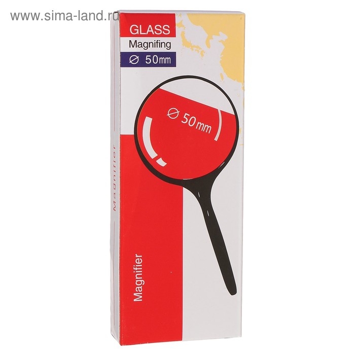 Лупа классическая, эргономичная ручка 5х, d=4,5см, Лупа классическая, эргономичная ручка 5х, d=4,5см,