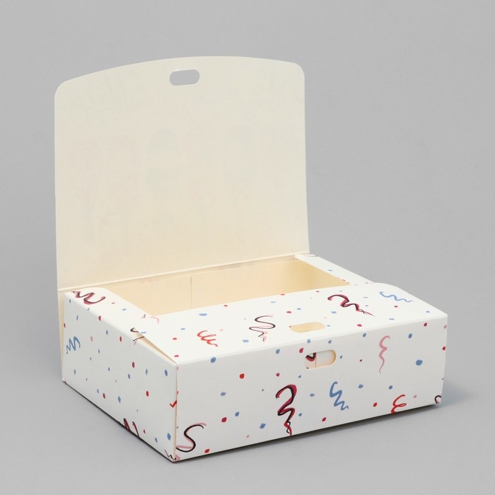 Коробка подарочная новогодняя складная «Шампанское», 16.5 х 12.5 х 5 см, БЕЗ ЛЕНТЫ, Новый год Коробка подарочная новогодняя складная «Шампанское», 16.5 х 12.5 х 5 см, БЕЗ ЛЕНТЫ, Новый год