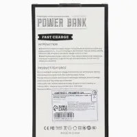 Внешний аккумулятор PB-04, 20000 мАч, 2 USB, 2 А, индикация, чёрный