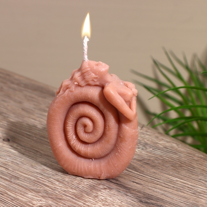 Свеча  Свеча "Русалка" 6,5х4х8 см, соевый воск МИКС