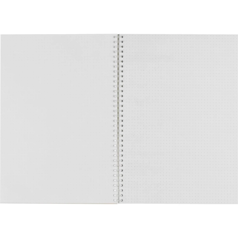 Бизнес-тетрадь А4,96л,точка,греб,обл.глянц.лам. Attache Fleur Мята