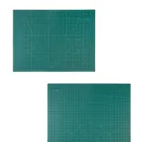 Мат для резки, двусторонний, 60&times;45 см, А2, зелёный