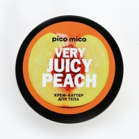 Крем-баттер для тела Very juicy peach, питание и увлажнение, с ароматом персика, 250 г, PICO MICO