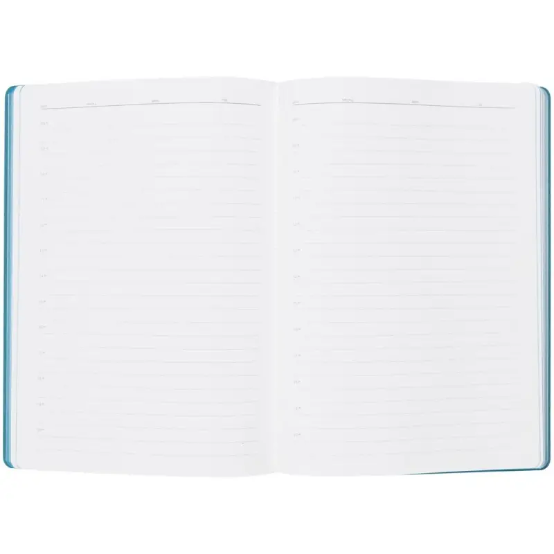 Ежедневник Flexpen, недатированный, серебристо-бирюзовый Ежедневник Flexpen, недатированный, серебристо-бирюзовый