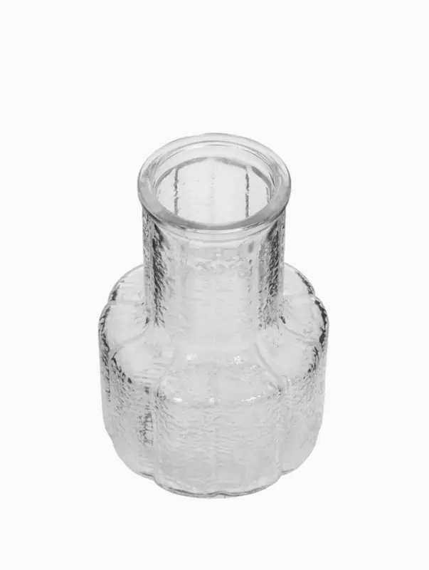 Ваза настольная стекло "Миниатюра" (набор 12 шт) 8-13 см, прозрачный