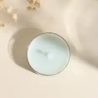 Чайная свеча ароматическая "Круглая" светло-голубая, аромат древесный 3,8х3,8х1,8 см