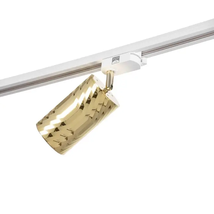 Светильник трековый BayerLux Simple &laquo;Алисер&raquo; GU10, 220 В, 7.5&times;7.5&times;20 см, золото