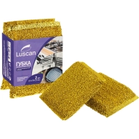 Губки для посуды Luscan в оплетке 115x78x25 мм 2 шт/уп