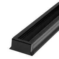 Шинопровод трековый 2TRA, 1 м, TR-11B, усиленный, чёрный
