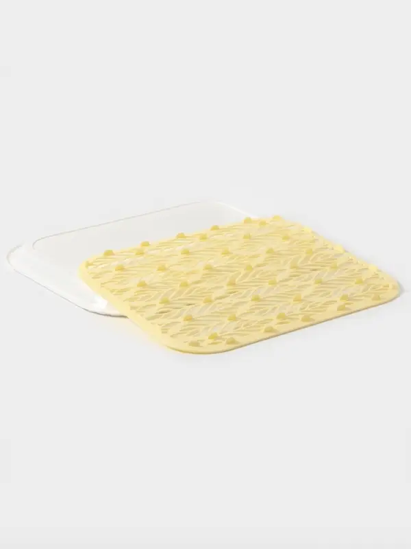 Поднос с вкладышем для сушки посуды Альт-Пласт &laquo;Колос&raquo;, пластик, 45.5&times;36 см, МИКС