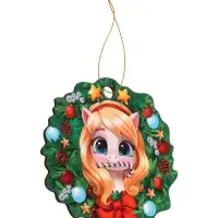 Подвеска новогодняя деревянная Лесная мастерская &laquo;Лошадка&raquo;