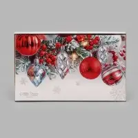 Коробка подарочная, самосборная &laquo;Новогодние игрушки&raquo;, 20&times;12&times;4 см