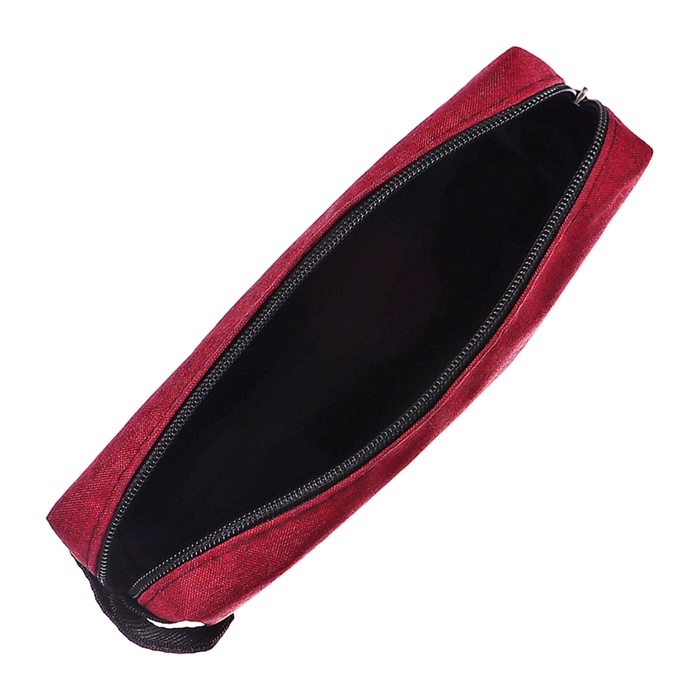 Пенал школьный «Бордо», на молнии, МИКС Пенал школьный «Бордо», на молнии, МИКС