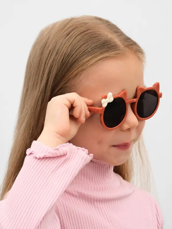 Очки солнцезащитные детские, uv 400, линза 4.8&times;4 см, цвет МИКС