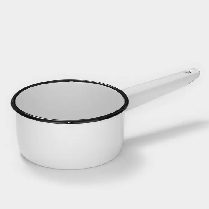 Ковш эмалированный, 1 л, МИКС